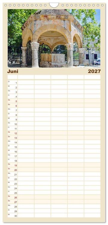 Produktbild: Familienplaner 2027 - Griechische Insel Kos mit 5 Spalten (Wandkalender, 21 x 45 cm) CALVENDO