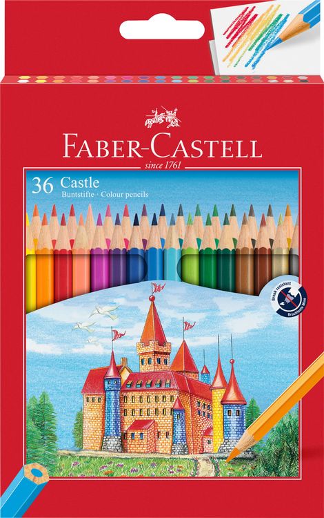 Produktbild: Faber-Castell Buntstifte Castle, 36er Set