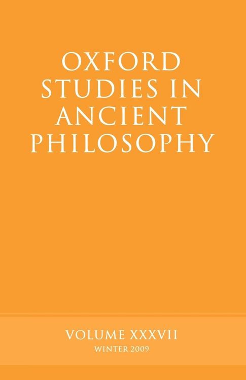 Produktbild: Oxford Studies in Ancient Philosophy