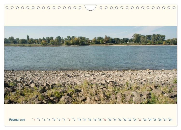 Produktbild: Am Rhein - Urdenbacher K&auml;mpe (Wandkalender 2026 DIN A4 quer), CALVENDO Monatskalender