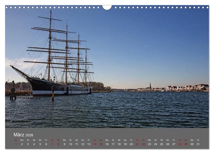 Produktbild: L&uuml;becker Bucht - Travem&uuml;nde - Niendorf - Timmendorf (Wandkalender 2026 DIN A3 quer), CALVENDO Monatskalender
