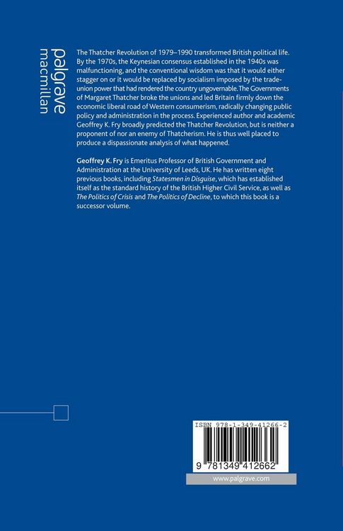 Produktbild: The Politics of the Thatcher Revolution