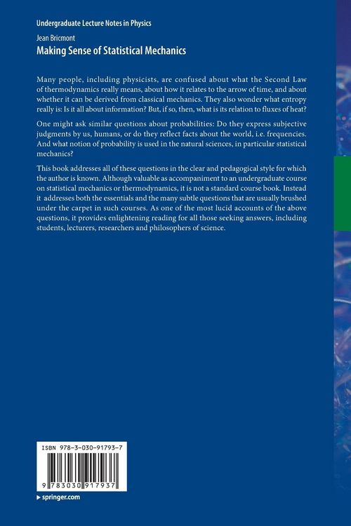 Produktbild: Making Sense of Statistical Mechanics