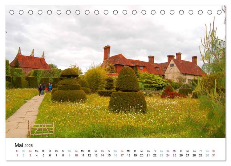 Produktbild: East Sussex (Tischkalender 2026 DIN A5 quer), CALVENDO Monatskalender