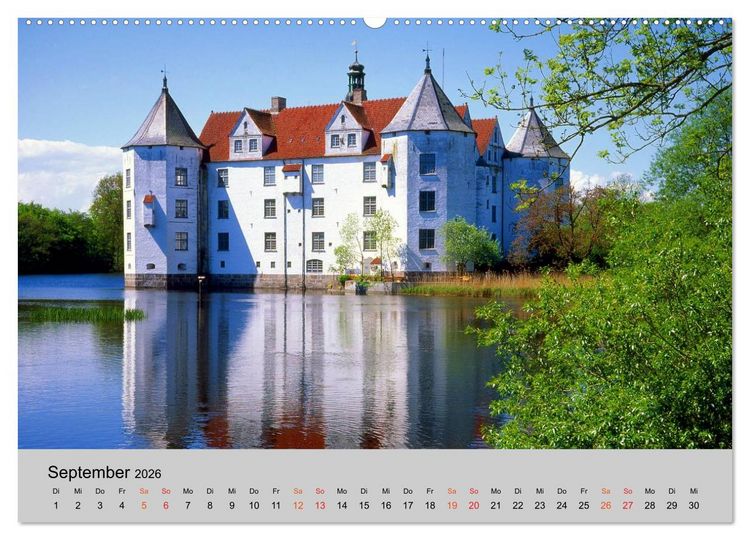 Produktbild: Schleswig-Holstein, Urlaubsland zwischen Nord- und Ostsee (Wandkalender 2026 DIN A2 quer), CALVENDO Monatskalender