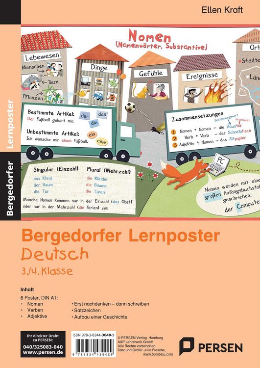 Produktbild: Lernposter Deutsch 3./4.Klasse