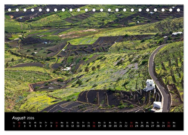 Produktbild: Lanzarote (Tischkalender 2026 DIN A5 quer), CALVENDO Monatskalender