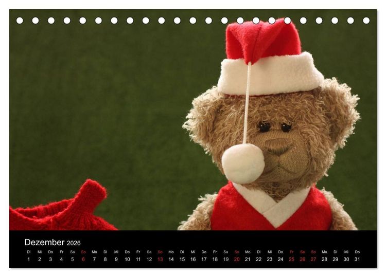 Produktbild: Herr Nopf ist da! (Tischkalender 2026 DIN A5 quer), CALVENDO Monatskalender