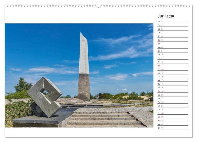Produktbild: Nida - Perle am Kurischen Haff (hochwertiger Premium Wandkalender 2026 DIN A2 quer), Kunstdruck in Hochglanz