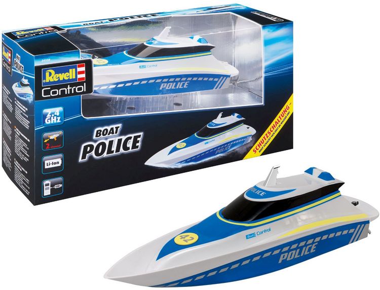 Produktbild: RC Boot Police, Revell Control Ferngesteuertes Polizeiboot