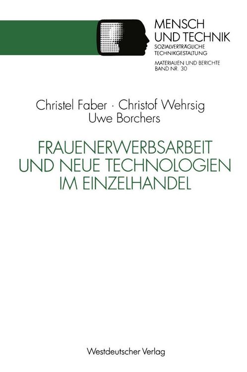 Produktbild: Frauenerwerbsarbeit und Neue Technologien im Einzelhandel