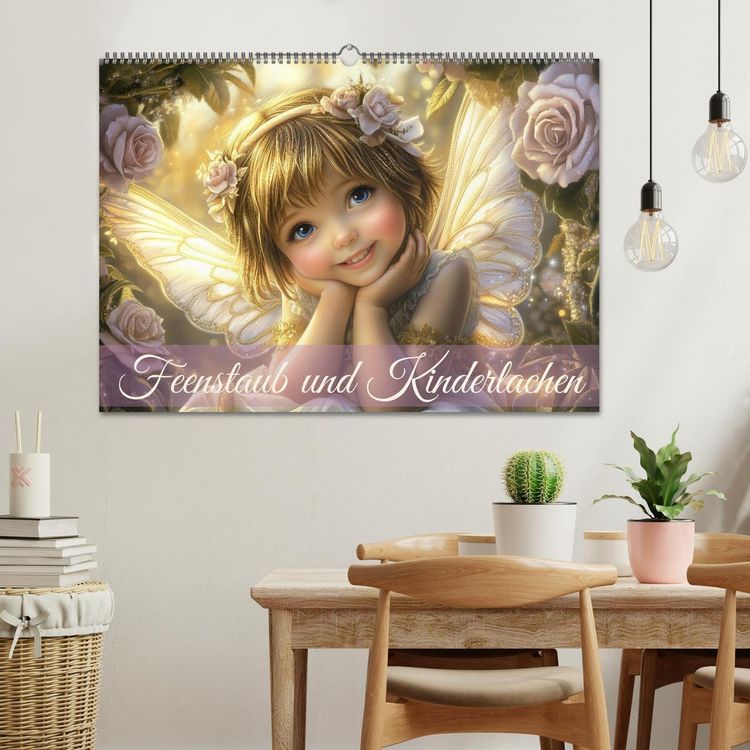 Produktbild: Feenstaub und Kinderlachen (Wandkalender 2026 DIN A2 quer), CALVENDO Monatskalender