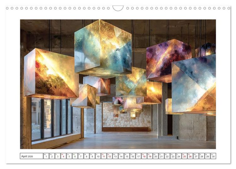 Produktbild: Licht trifft Beton (Wandkalender 2026 DIN A3 quer), CALVENDO Monatskalender