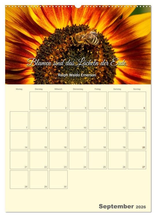 Produktbild: Gartenliebe (Wandkalender 2026 DIN A2 hoch), CALVENDO Monatskalender