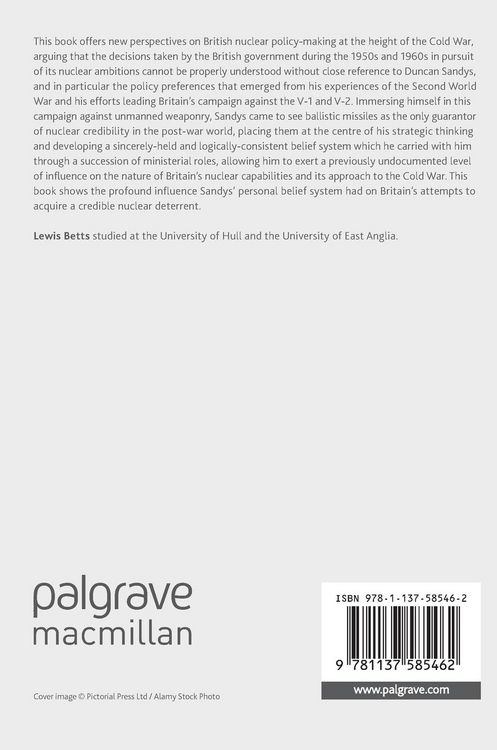 Produktbild: Duncan Sandys and British Nuclear Policy-Making