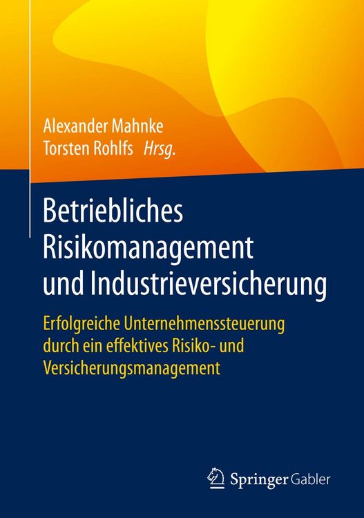 Produktbild: Betriebliches Risikomanagement und Industrieversicherung