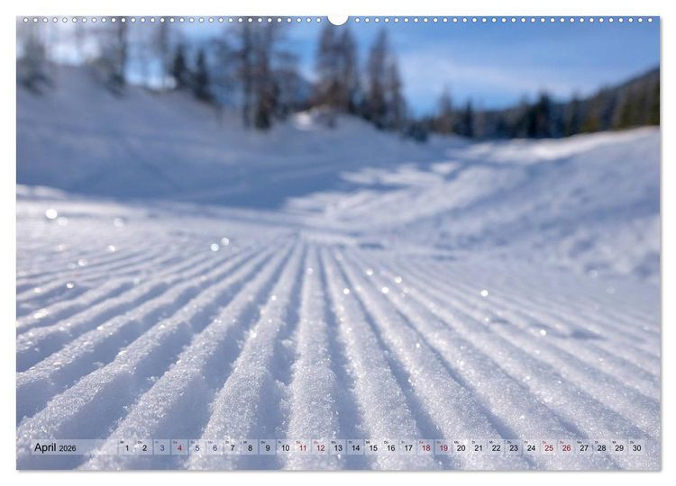 Produktbild: Schneeliebe (hochwertiger Premium Wandkalender 2026 DIN A2 quer), Kunstdruck in Hochglanz