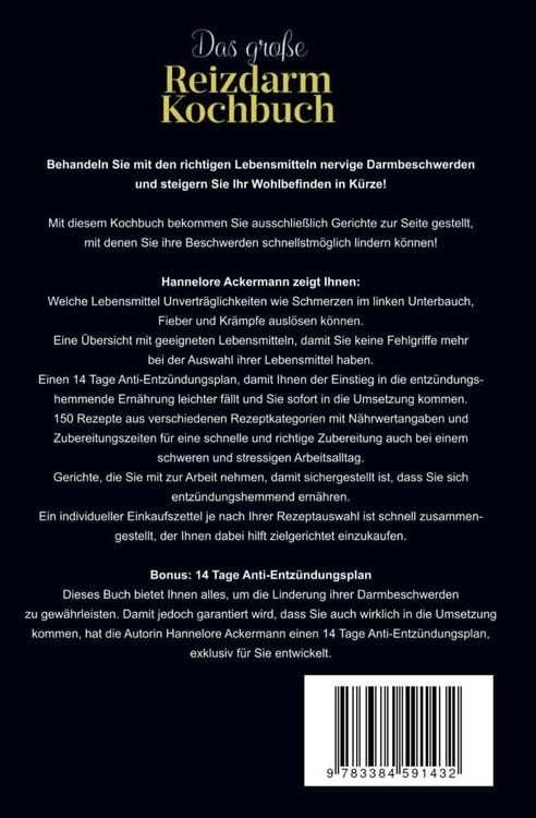 Produktbild: Das gro&szlig;e Reizdarm Kochbuch &ndash; Rezeptbuch bei sensibler Verdauung