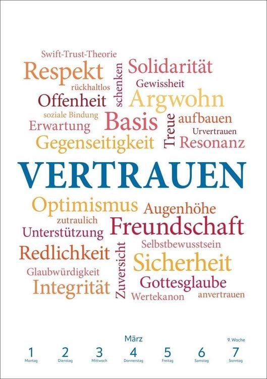 Produktbild: Was uns bewegt Wochen-Kulturkalender 2027 - Mit Worten auf Gedankenreise