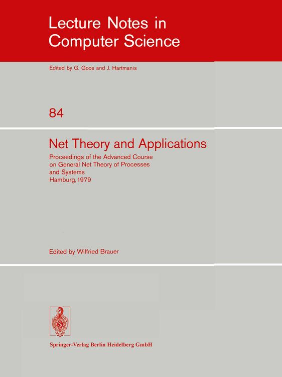 Produktbild: Net Theory and Applications