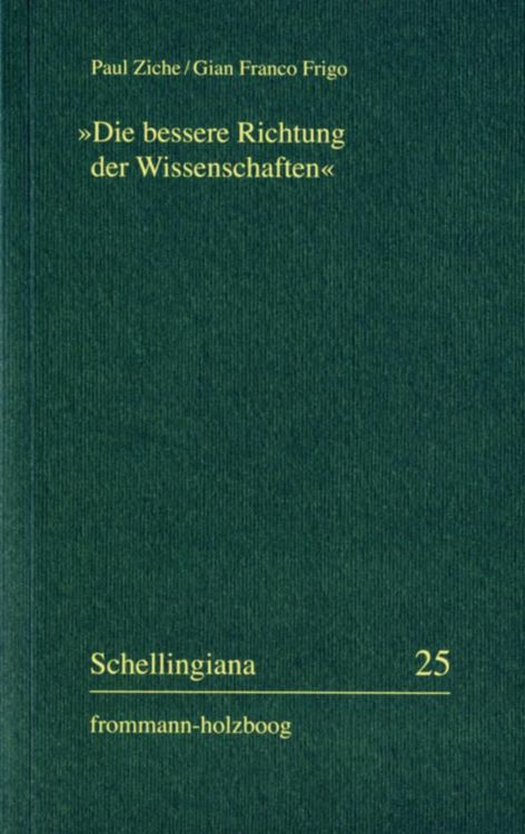 Produktbild: 'Die bessere Richtung der Wissenschaften'