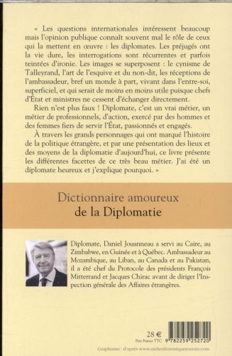 Produktbild: Dictionnaire amoureux de la diplomatie