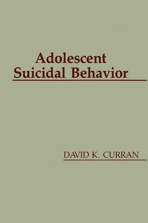 Produktbild: Adolescent Suicidal Behavior