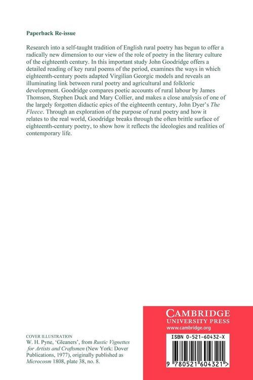 Produktbild: Rural Life in Eighteenth-Century English Poetry