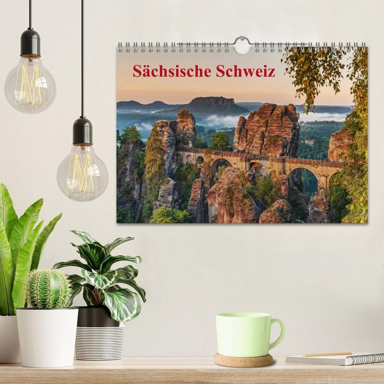 Produktbild: S&auml;chsische Schweiz (Wandkalender 2026 DIN A4 quer), CALVENDO Monatskalender
