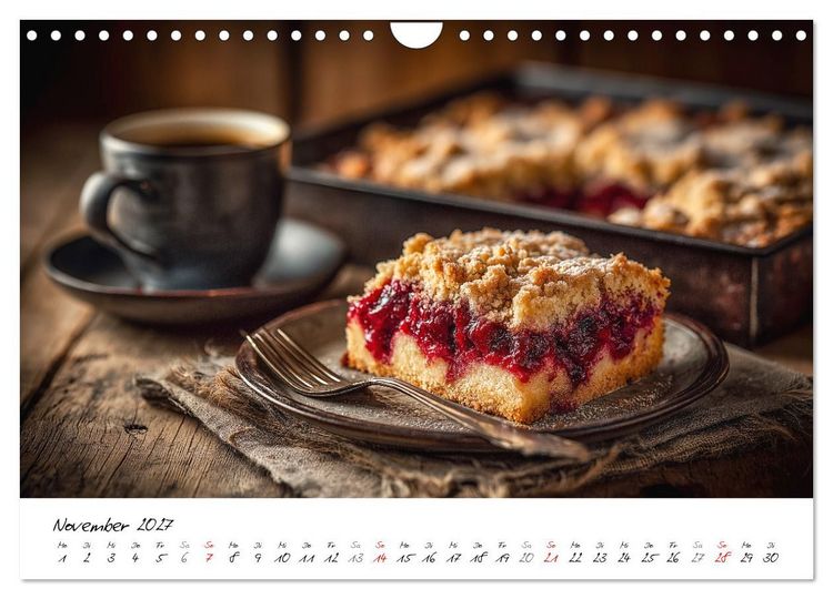 Produktbild: Klassiker aus Omas K&uuml;che - Zw&ouml;lf Kuchen mit Nostalgie-Gef&uuml;hl (Wandkalender 2027 DIN A4 quer), CALVENDO Monatskalender