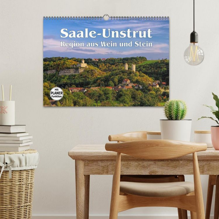 Produktbild: Saale-Unstrut - Region aus Wein und Stein (Wandkalender 2026 DIN A3 quer), CALVENDO Monatskalender