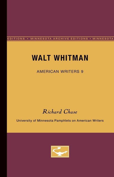 Produktbild: Walt Whitman - American Writers 9