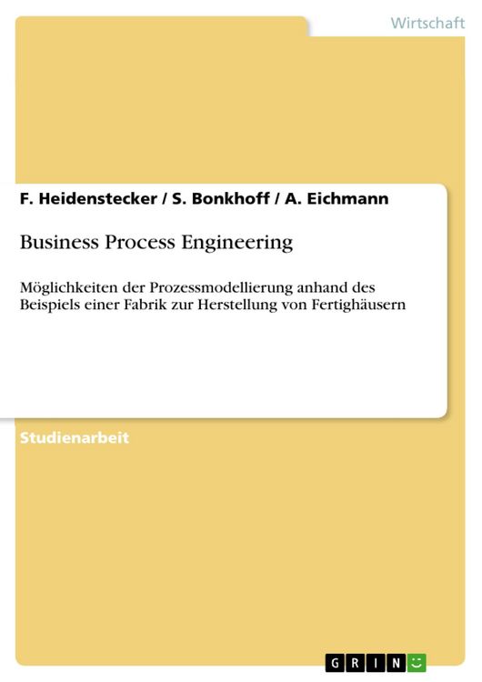Produktbild: Business Process Engineering