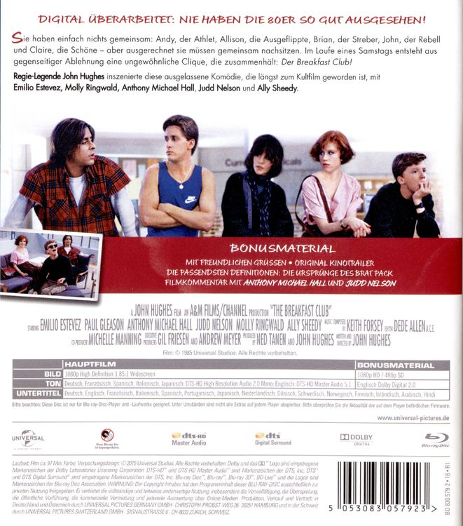 Produktbild: The Breakfast Club - 30th Anniversary