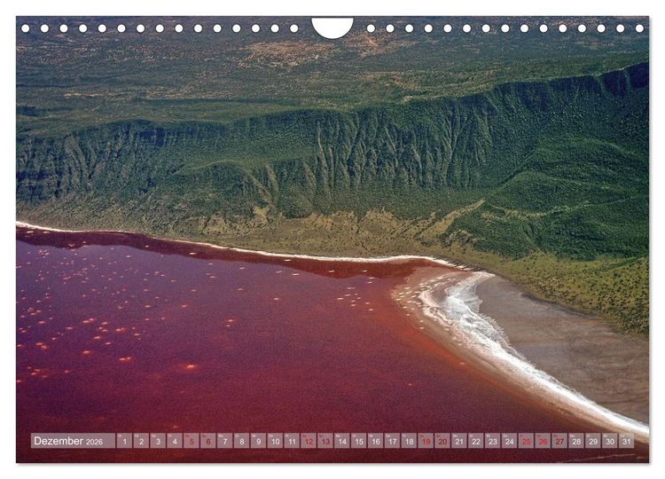 Produktbild: Afrika von oben (Wandkalender 2026 DIN A4 quer), CALVENDO Monatskalender