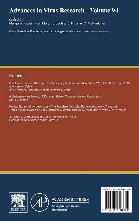 Produktbild: Advances in Virus Research