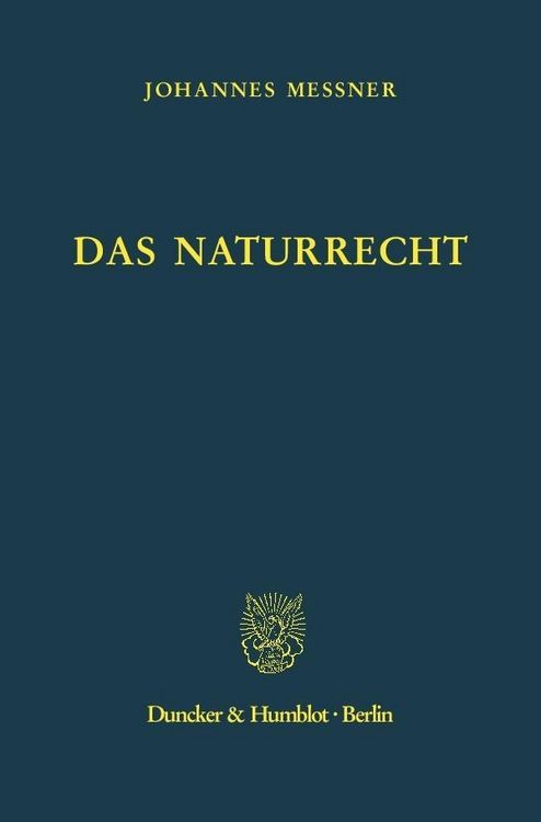 Produktbild: Das Naturrecht.