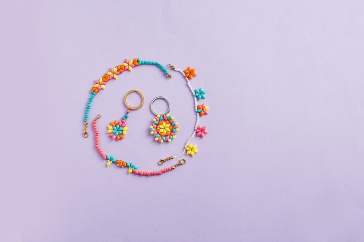Produktbild: Mindful Mandala - Schmuckset Harmony. Mit Anleitung und Material f&uuml;r 5 Schmuckst&uuml;cke