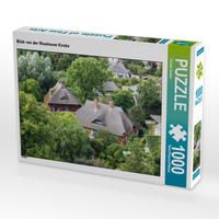 Produktbild: CALVENDO Puzzle Blick von der Wustrower Kirche | 1000 Teile Lege-Gr&ouml;&szlig;e 64x48cm Foto-Puzzle f&uuml;r gl&uuml;ckliche Stunden