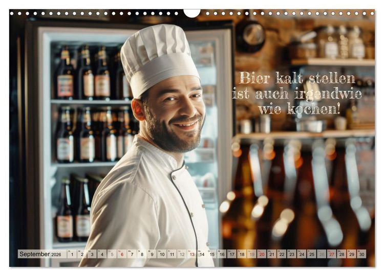 Produktbild: Ich brauch mehr Vitamin Bier (Wandkalender 2026 DIN A3 quer), CALVENDO Monatskalender
