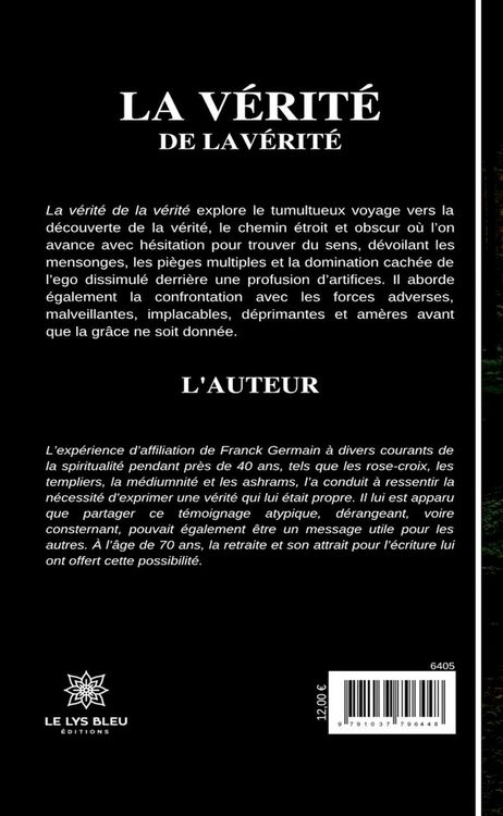 Produktbild: Franck Germain: V&eacute;rit&eacute; de lav&eacute;rit&eacute;