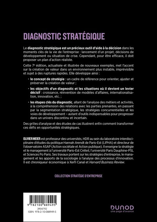 Produktbild: Diagnostic strat&eacute;gique