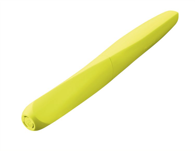 Produktbild: Pelikan F&uuml;llhalter Twist, Neon Gelb, Feder M, universell f&uuml;r Rechts- und Linksh&auml;nder