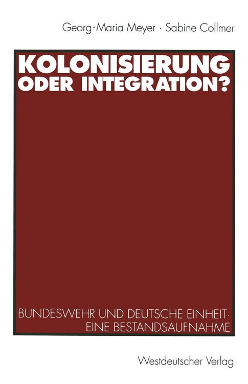 Produktbild: Kolonisierung oder Integration?