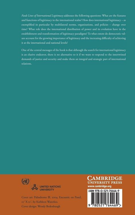 Produktbild: Fault Lines of International Legitimacy
