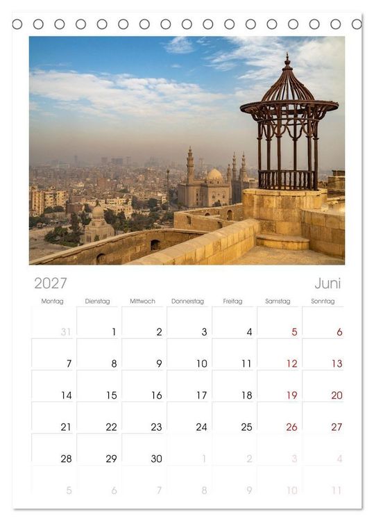 Produktbild: Tischplaner 2027 - Nordafrika - &Auml;gypten (A5 Tischkalender zum Aufstellen) CALVENDO