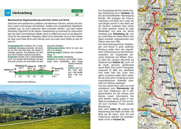Produktbild: ROTHER Wanderf&uuml;hrer Aargau