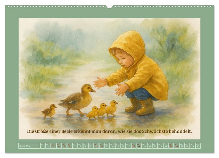 Produktbild: Wenn wir f&uuml;hlen (hochwertiger Premium Wandkalender 2026 DIN A2 quer), Kunstdruck in Hochglanz