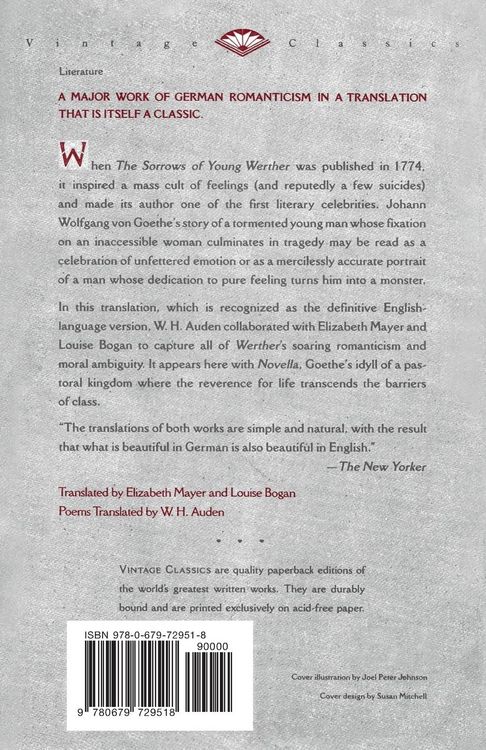Produktbild: The Sorrows of Young Werther