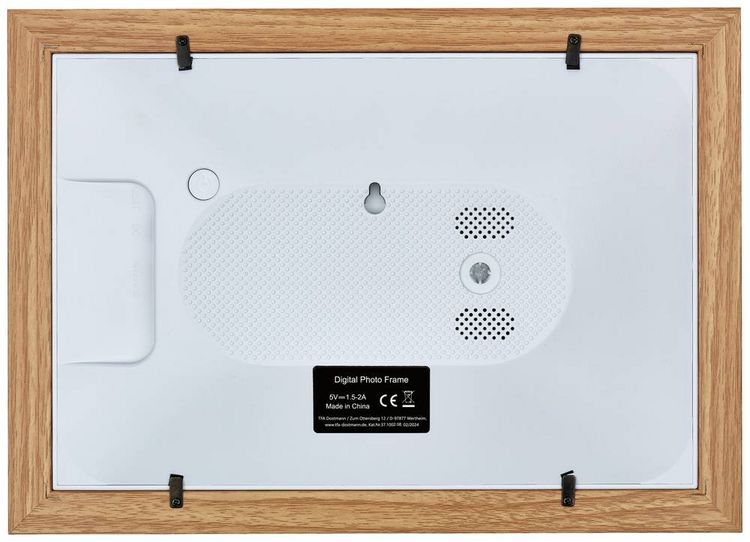 Produktbild: TFA Dostmann FRAMEO App Digitaler WiFi-Bilderrahmen 25.7 cm 10.1 Zoll 1280 x 800 Pixel 32 GB Braun, Weiß